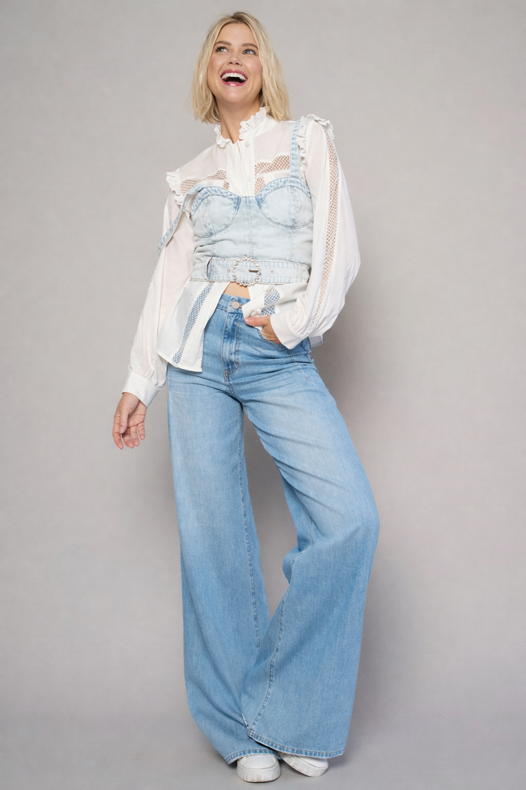 The Valencia Super Wide Leg Jean